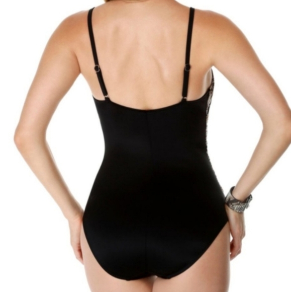 Magic Suit Magicsuit Animal Print Lisa One Piece Bathing Suit Women's size 12 - Picture 8 of 9